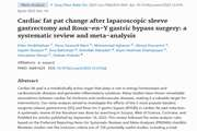 Cardiac fat pat change after laparoscopic sleeve gastrectomy and Roux-en-Y gastric bypass surgery: a systematic review and meta-analysis